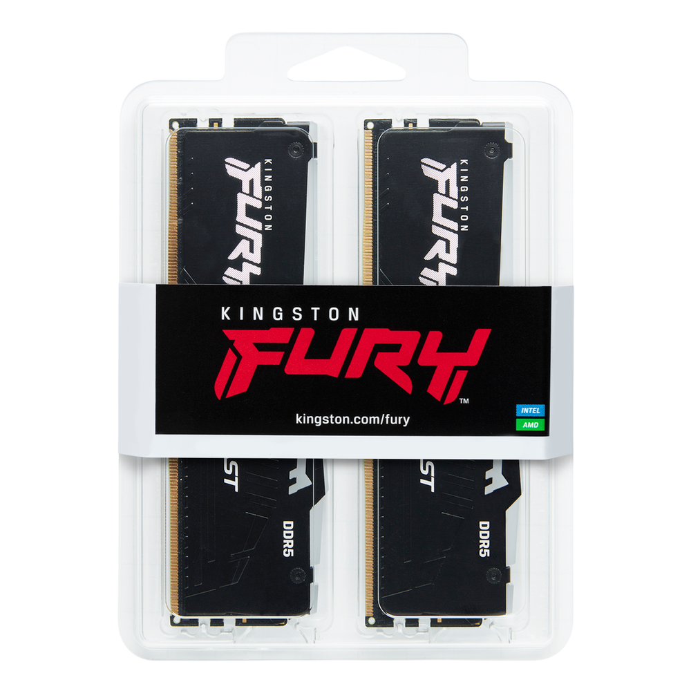 Kingston Fury Beast RGB 16GB (8GBx2) DDR5 5600MHz Desktop Memory