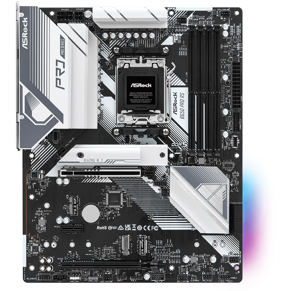 ASRock B650 Pro RS AMD 600 Series ATX Motherboard | 90-MXBL10-A0UAYZ |