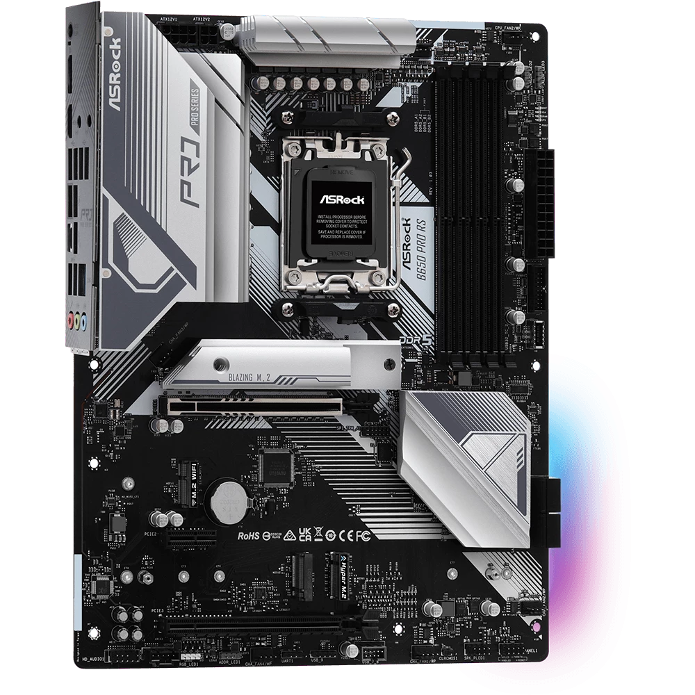 ASRock B650 Pro RS AMD 600 Series ATX Motherboard | 90-MXBL10-A0UAYZ |