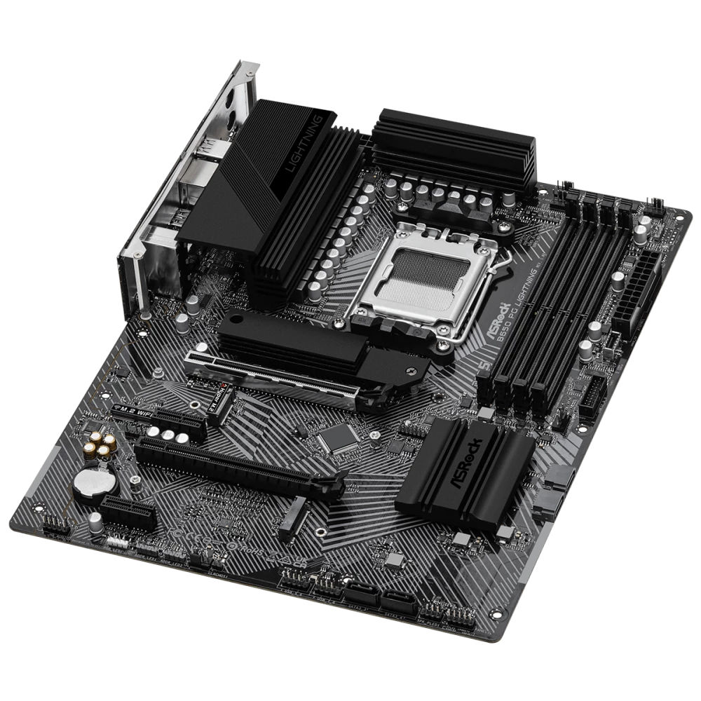 ASRock B650 PG Lightning AMD 600 Series ATX Motherboard | 90-MXBK20-A0UAYZ |