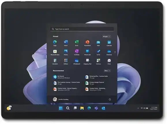 Microsoft Surface Pro 9 2 in 1 Tablet, 13” PixelSense Flow Display, Intel Core i5-1235U, 8GB RAM, 256GB SSD, Intel Iris Xe Graphics, Bluetooth, Wi-Fi 6E, Windows 11 Pro, Graphite | QIA-00025
