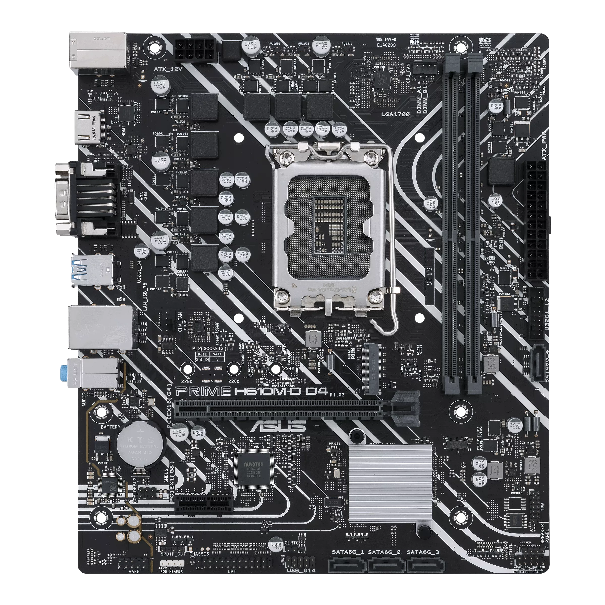 ASUS PRIME H610M-D D4 | LGA1700 mATX Motherboard