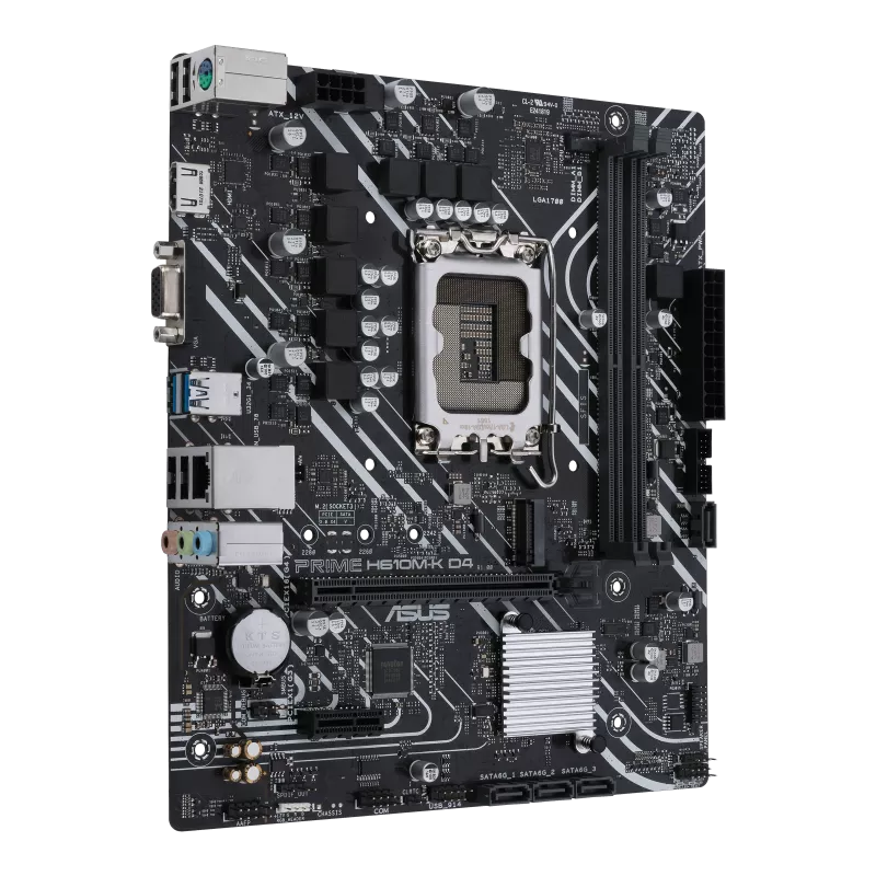 ASUS PRIME H610M-K D4 Intel 600 Series mATX Motherboard | 90MB1A10-M0EAY0 |
