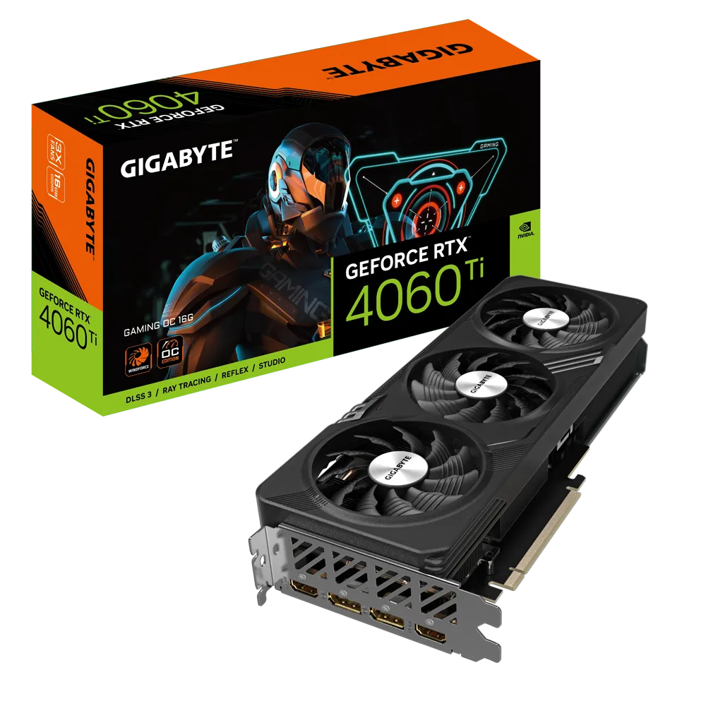GIGABYTE GeForce RTX 4060 Ti GAMING OC 16G Gaming Graphics Card | GV-N406TGAMINGOC-16GD |