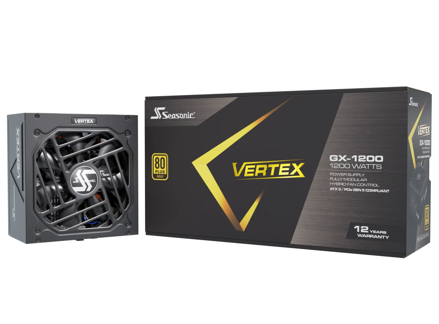 Seasonic VERTEX GX Series Fully Modular 80+ Gold ATX 3.1 Power Supply