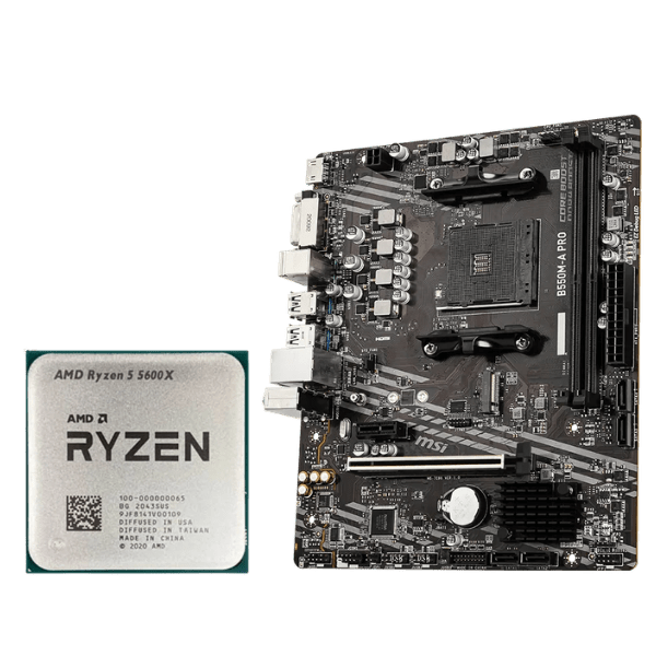 AMD Ryzen 5 5600X + MSI B550M-A PRO Gaming Bundle - - Vektra Computers LLC