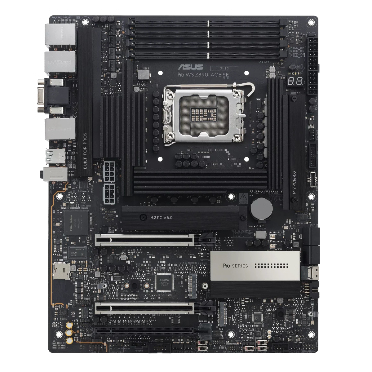 ASUS PRO WS Z890 - ACE SE | Core Ultra 2 ATX Motherboard - - Vektra Computers LLC