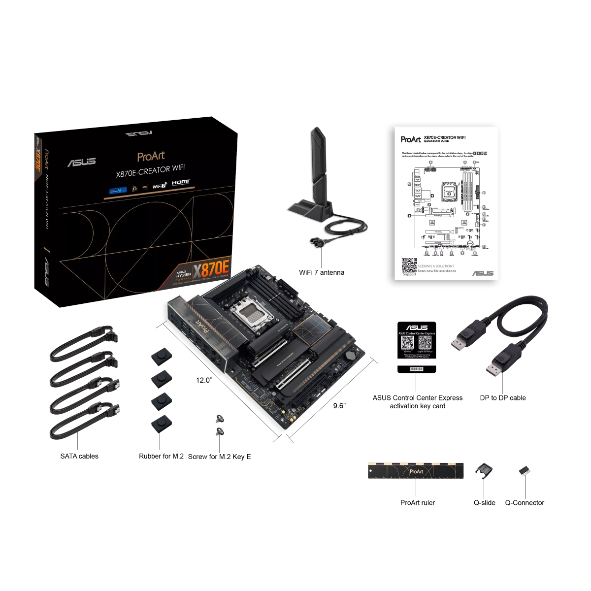 ASUS PROART X870E - CREATOR WiFi | AM5 ATX Motherboard - - Vektra Computers LLC