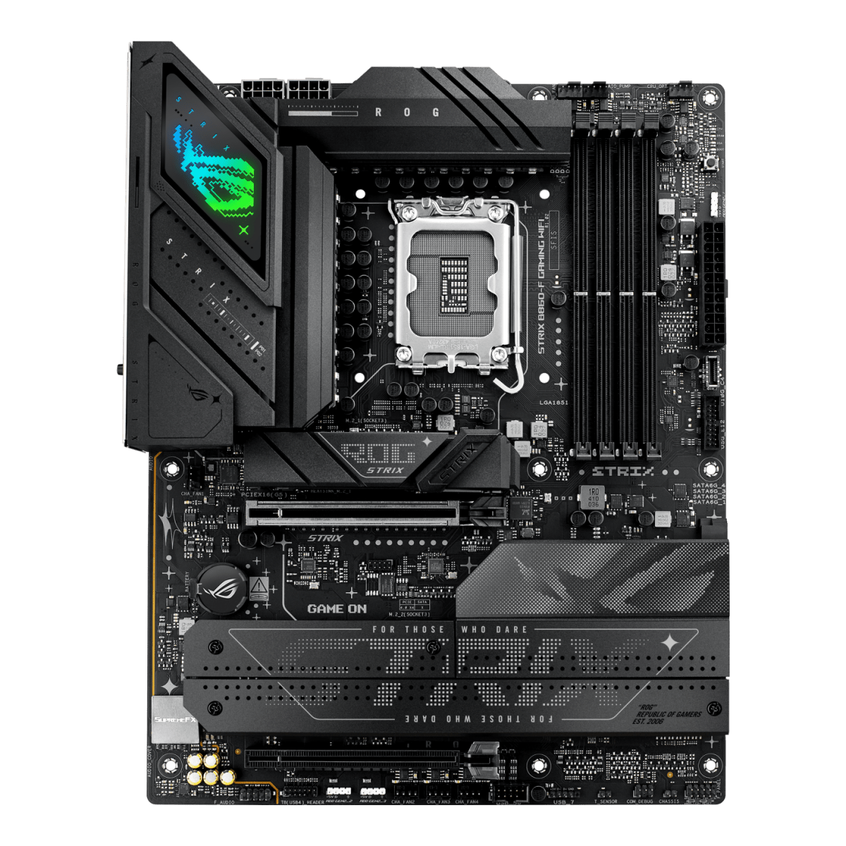 ASUS ROG STRIX B860 - F GAMING WiFi | Core Ultra 2 ATX Motherboard - - Vektra Computers LLC