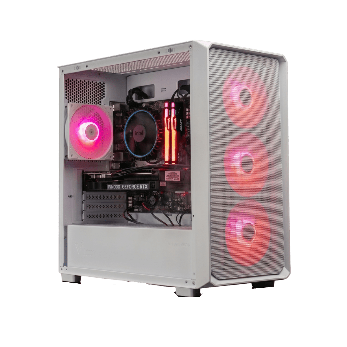 Core One Snow | E-Sports Gaming PC - - Vektra Computers LLC