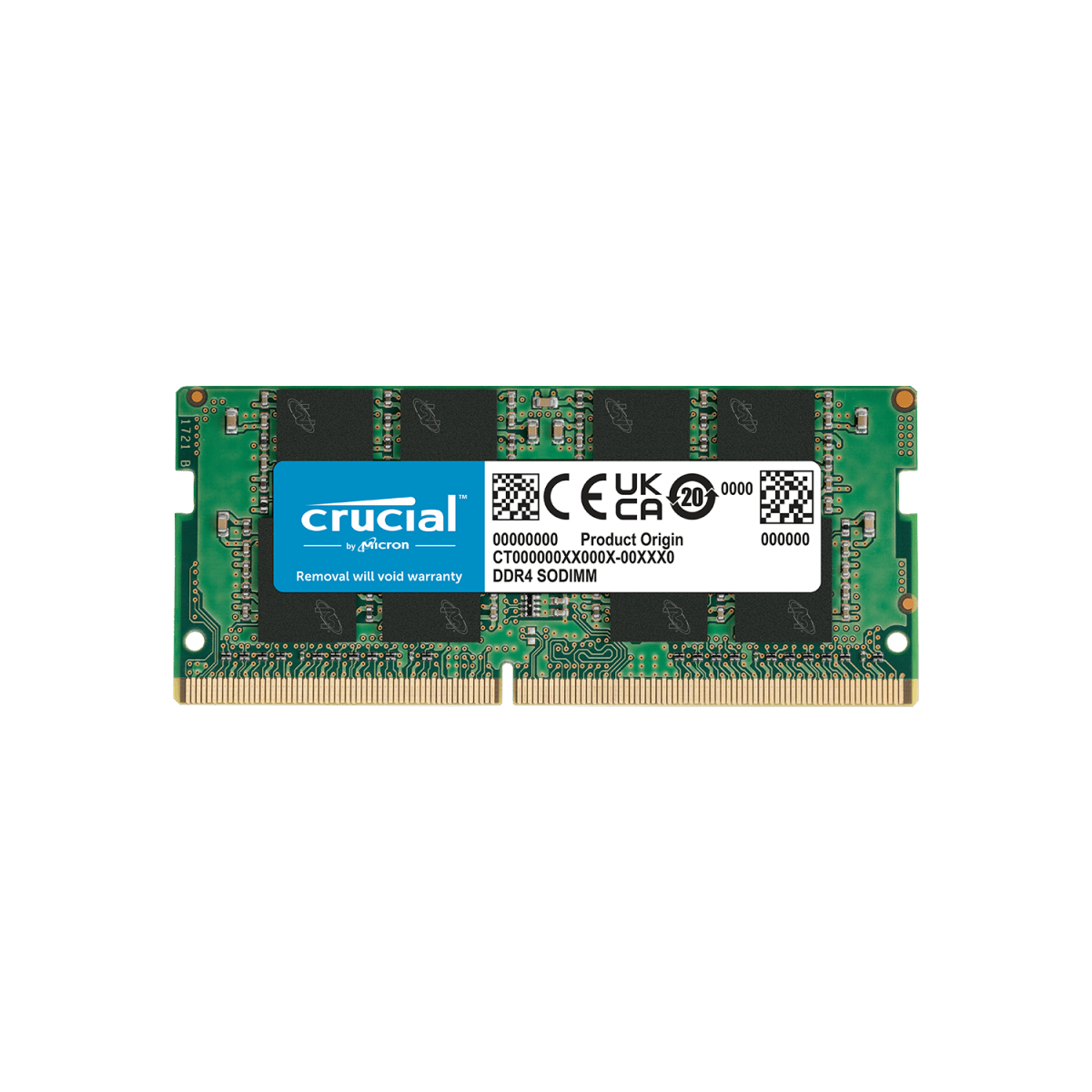 Crucial 4GB Crucial DDR4 2666MT/s CL22 SODIMM Laptop RAM - 649528784797 - Vektra Computers LLC