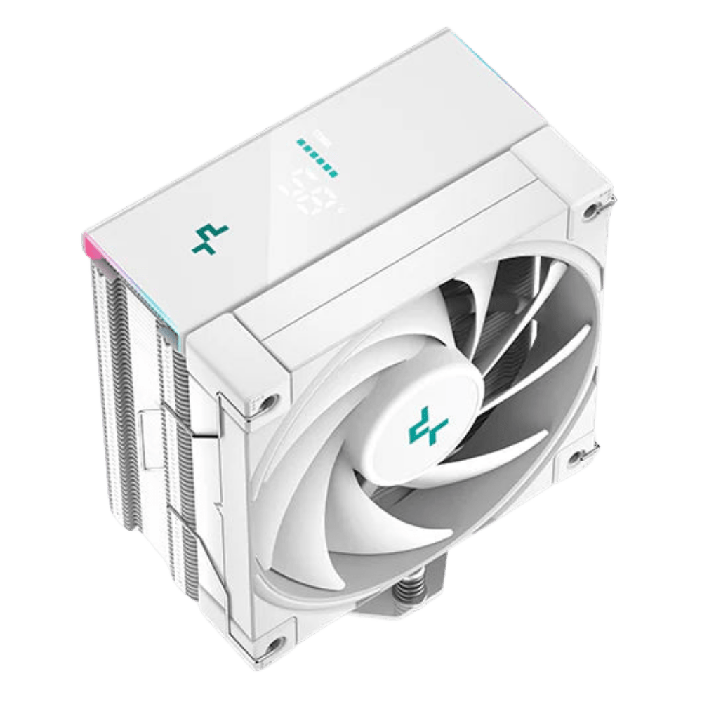 DeepCool AK400 DIGITAL WH White Air Cooler | R - AK400 - WHADMN - G | - 6933412728214 - Vektra Computers LLC