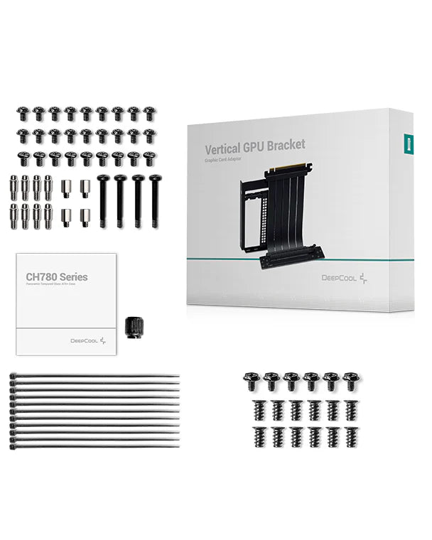 DeepCool CH780 WH White ATX+ PC Case | R - CH780 - WHADE41 - G - 1 | - Vektra Computers LLC