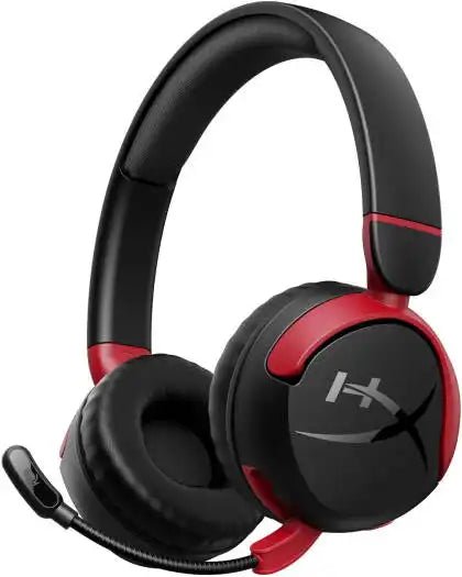 HyperX Cloud Mini, Wireless Gaming Headset, Microphone, Immersive Audio, Comfortable And Lightweight, BT 5.3, 25 Hours Battery Life, Volume Level Below 85 dB, For Ages 8 - 12, Black | 7G8F1AA - Vektra Computers LLC