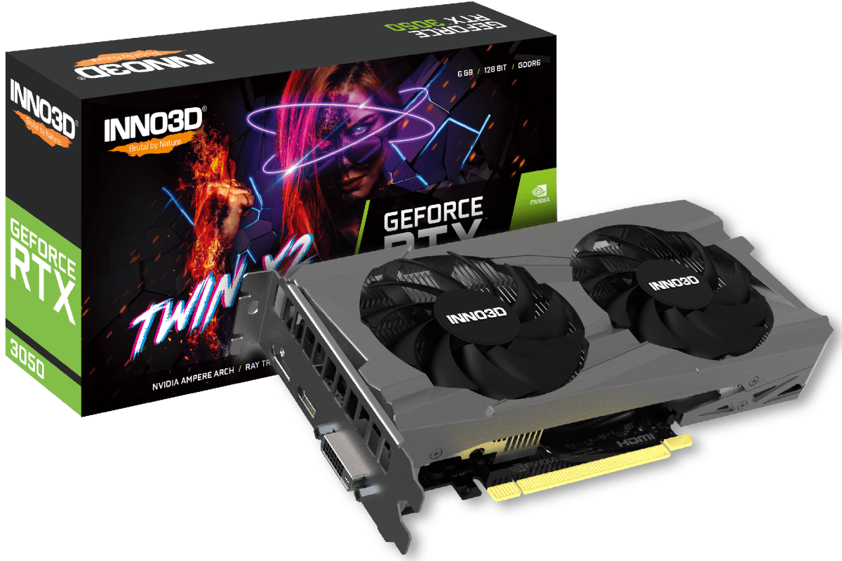 INNO3D GEFORCE RTX™ 3050 6GB TWIN X2 | N30502 - 06D6 - 1711VA60 - 835168004061 - Vektra Computers LLC