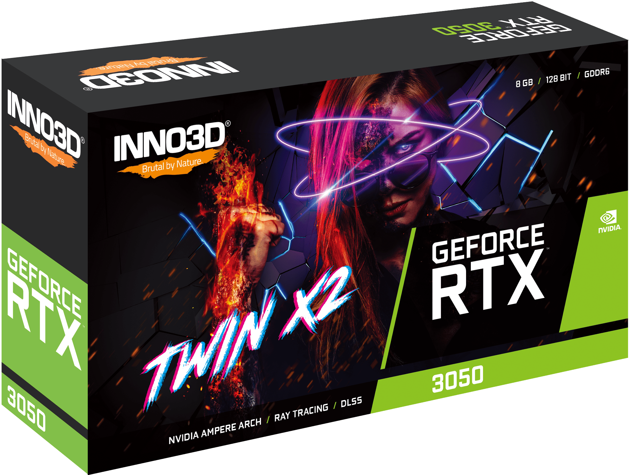 INNO3D GEFORCE RTX 3050 TWIN X2 OC | N30502 - 08D6 - 1711VA41 | - Vektra Computers LLC