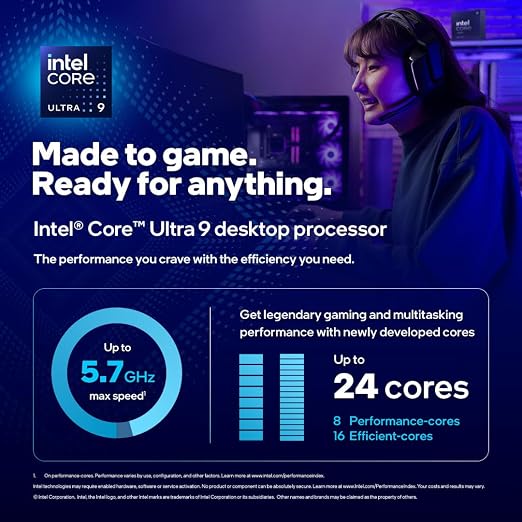 Intel Core Ultra 9 285K Processor – 24 Cores/24 Threads - 735858922980 - Vektra Computers LLC