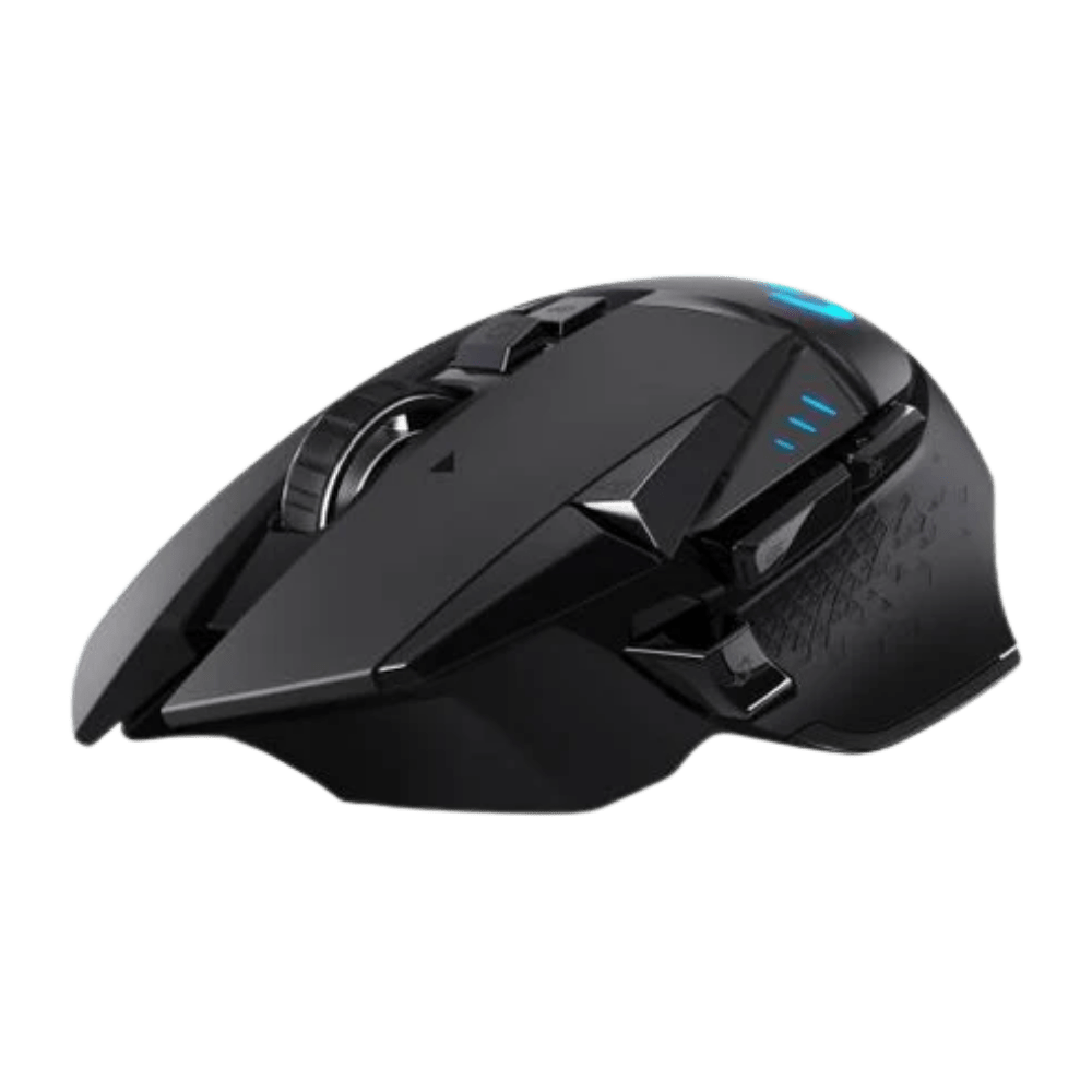 Logitech G502 LIGHTSPEED Wireless Gaming Mouse with HERO Sensor and Tunable Weights, 25.6K DPI, Net - gen HERO 16K Sensor, 11 Customizable Buttons and Hyper - Fast Scroll Wheel | 910 - 005568 - - Vektra Computers LLC