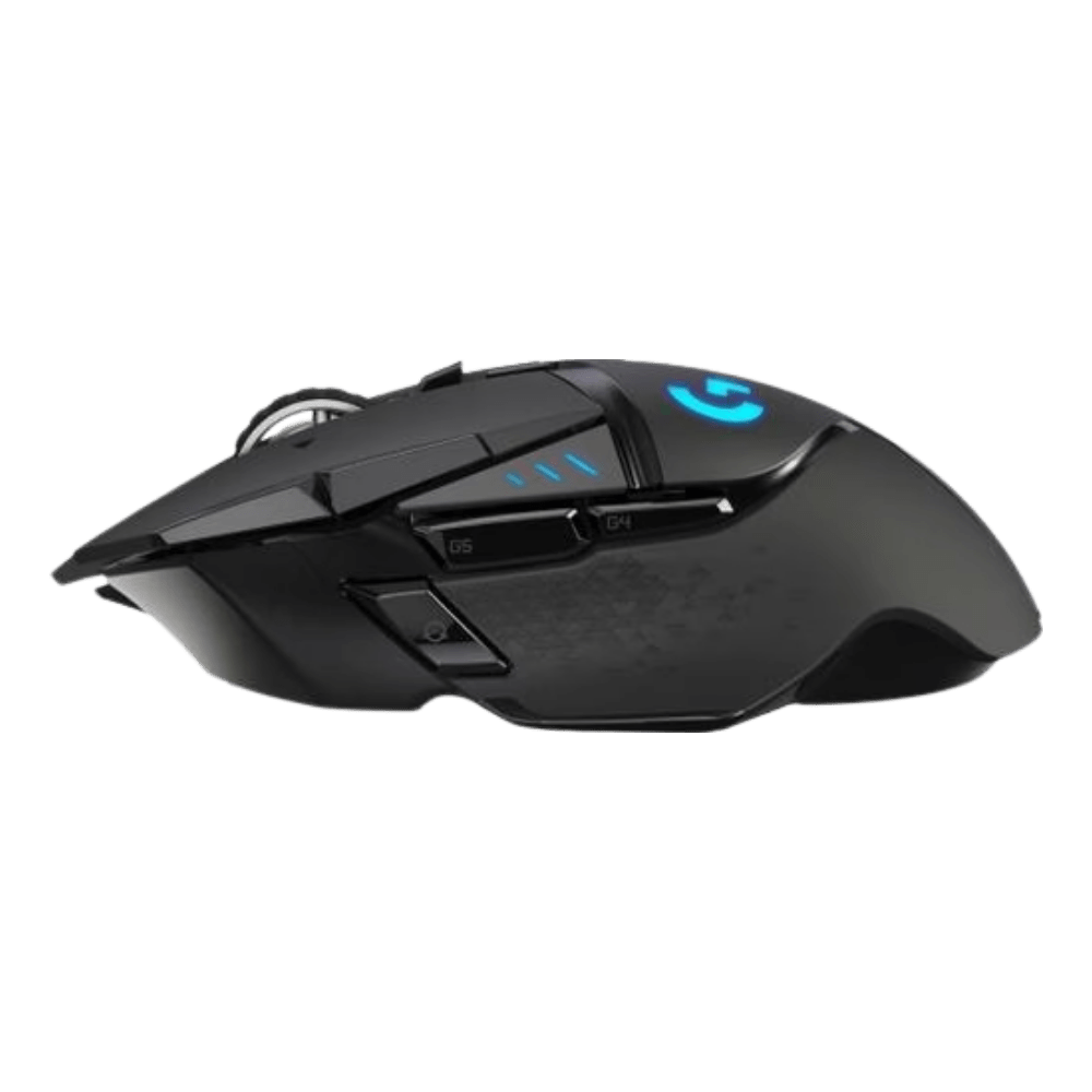 Logitech G502 LIGHTSPEED Wireless Gaming Mouse with HERO Sensor and Tunable Weights, 25.6K DPI, Net - gen HERO 16K Sensor, 11 Customizable Buttons and Hyper - Fast Scroll Wheel | 910 - 005568 - - Vektra Computers LLC