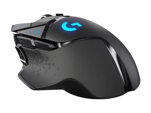 Logitech G502 LIGHTSPEED Wireless Gaming Mouse with HERO Sensor and Tunable Weights, 25.6K DPI, Net - gen HERO 16K Sensor, 11 Customizable Buttons and Hyper - Fast Scroll Wheel | 910 - 005568 - Vektra Computers LLC