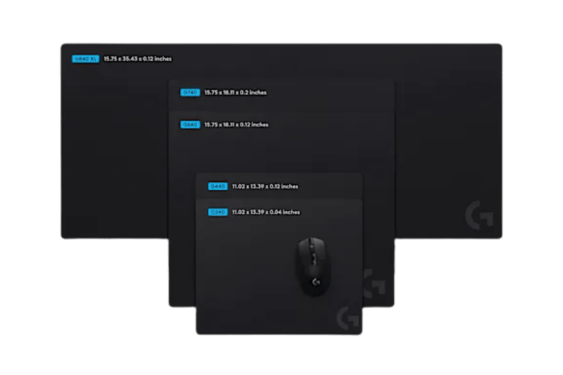 Logitech G840 XL Gaming Mouse Pad, Performance Tuned Surface, Dimension 400Hx900Wx3mmD | 943 - 000778 - - Vektra Computers LLC