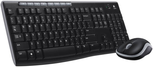Logitech MK270 Wireless Combo Keyboard and Mouse, English Arabic Layout, Long Battery Life, 1000 DPI Resolution, Multimedia Keys, Compact Design, Black | 920 - 004519 - Vektra Computers LLC