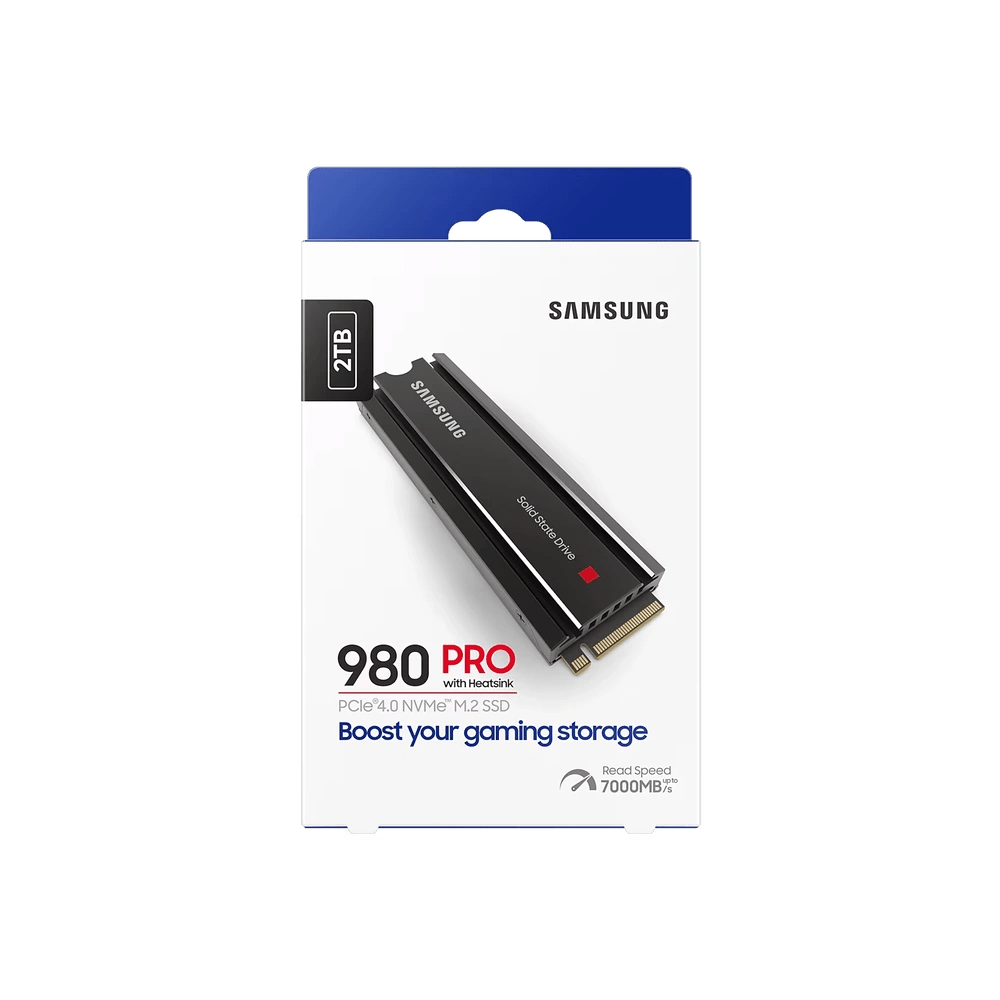 Samsung 980 Pro w/ Heatsink PCIe Gen4 NVMe M.2 SSD - Vektra Computers LLC