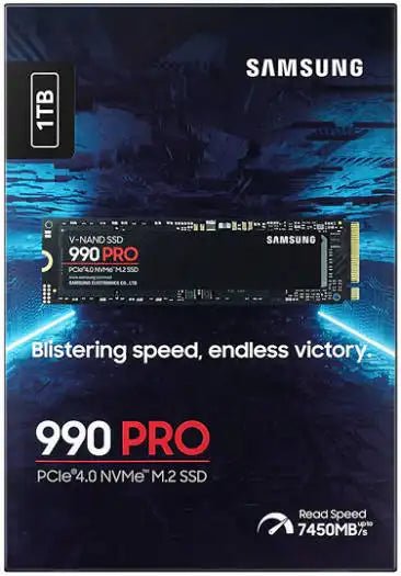 Samsung 990 Pro PCIe Gen4 NVMe M.2 SSD 1TB | MZ - v9p1T0BW - Vektra Computers LLC