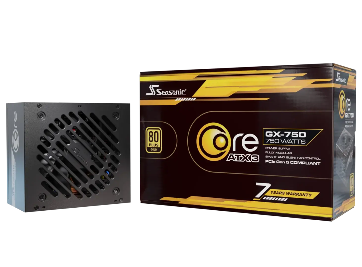 Seasonic CORE GX ATX 3 Series 80+Gold Fully Modular Power Supply - 4711173878469 - Vektra Computers LLC