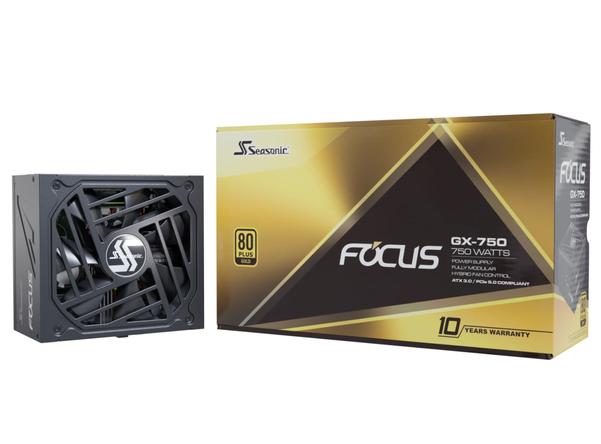 Seasonic FOCUS GX - 750 Power Supply 750 Watts | SSR - 750FX3 - Vektra Computers LLC