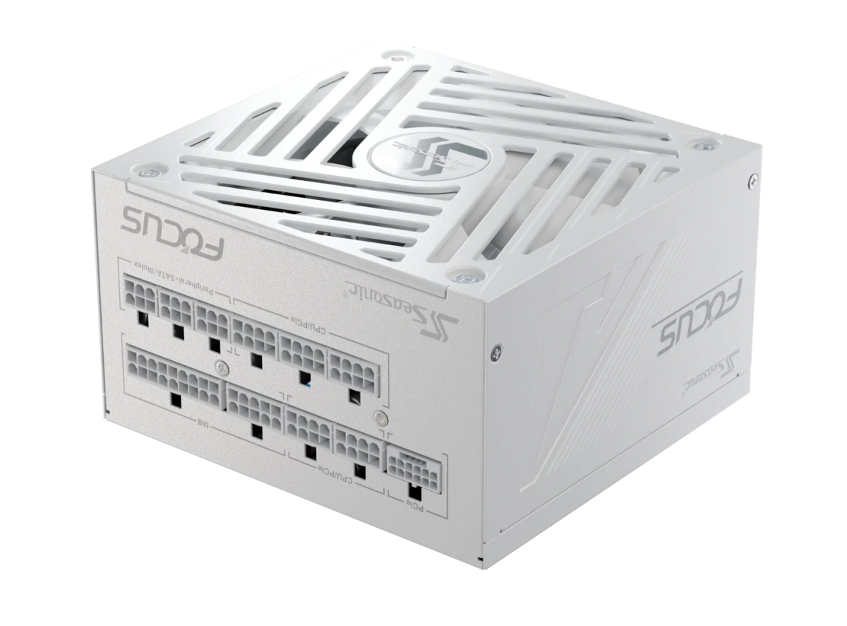 SEASONIC FOCUS GX White ATX 3.1 - 1000W Power Supply | SRP - FGX102 - A5A32SF - W - Vektra Computers LLC