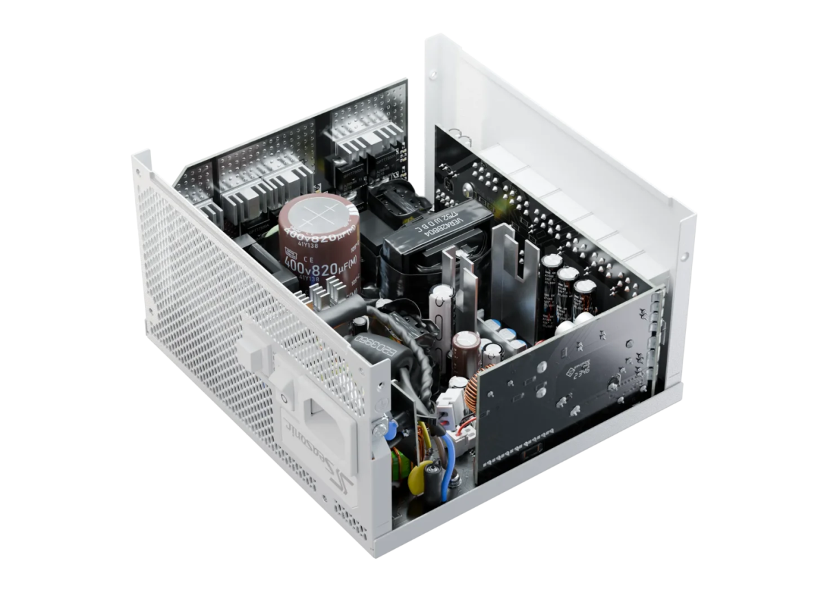 SEASONIC FOCUS GX White ATX 3.1 - 1000W Power Supply | SRP - FGX102 - A5A32SF - W - Vektra Computers LLC