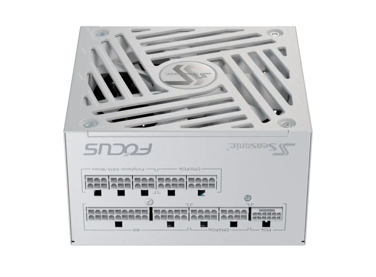 SEASONIC FOCUS GX White ATX 3.1 750W Power Supply | SRP - FGX751 - A5A32SF - W - Vektra Computers LLC