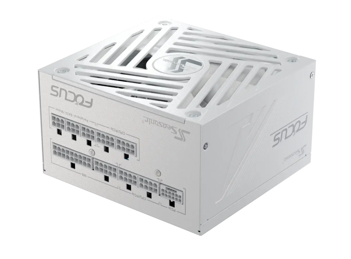 SEASONIC FOCUS GX White ATX 3.1 750W Power Supply | SRP - FGX751 - A5A32SF - W - Vektra Computers LLC