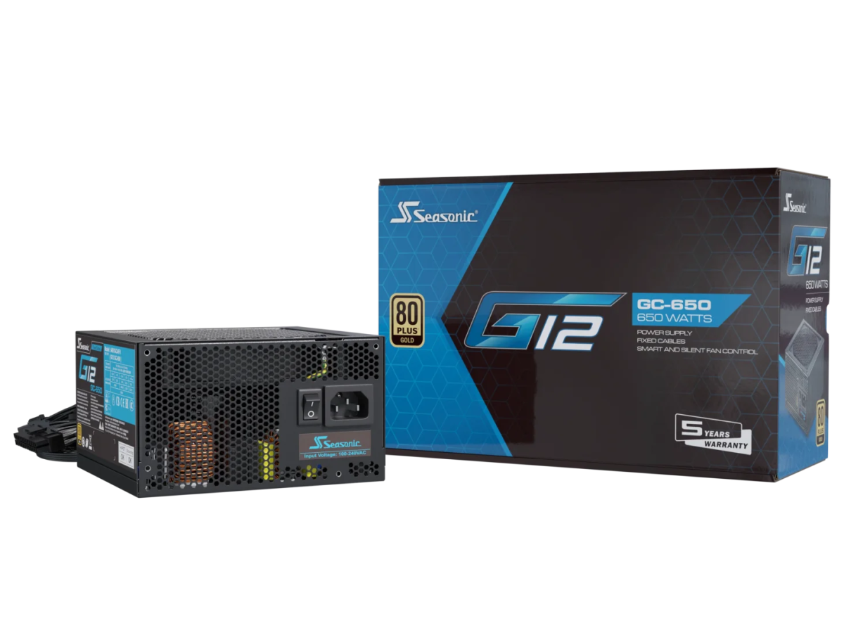 Seasonic G12 GC - 650 Power Supply 650 Watts | A651GCAFH - Vektra Computers LLC