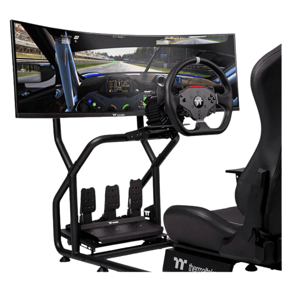 Vektra Plus Formula Racing Simulator Black Full Setup - - Vektra Computers LLC