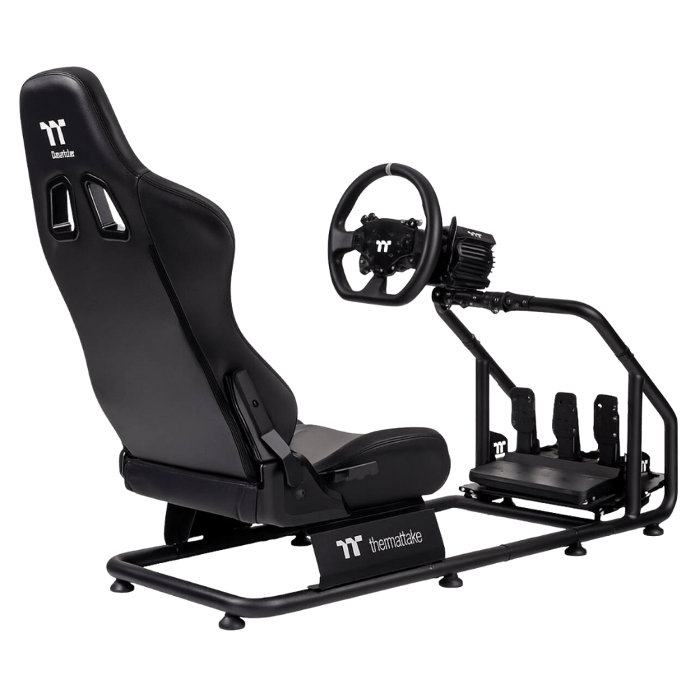 Vektra Plus Formula Racing Simulator Black Full Setup - - Vektra Computers LLC