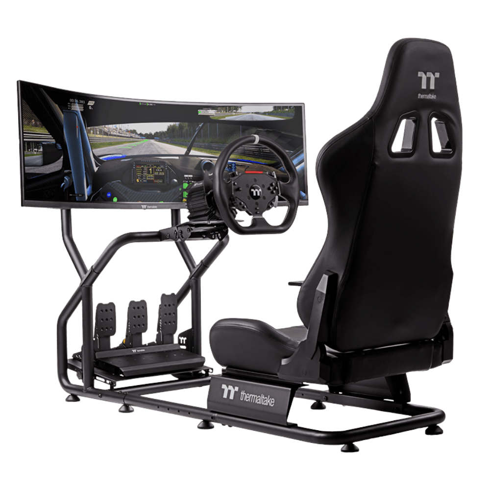 Vektra Plus Formula Racing Simulator Black Full Setup - - Vektra Computers LLC