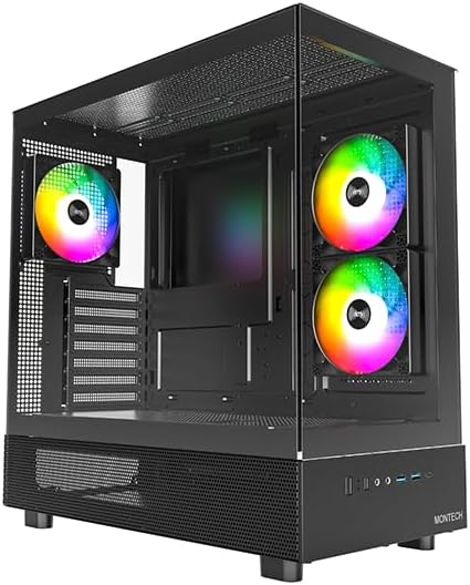 Vektra RDY XR Black AMD Gaming PC - AMD Ryzen CPU, Nvidia GeForce RTX, 32GB DDR5 RAM, 1TB Gen4 SSD, AIO Liquid Cooled, Windows 11 Pro, 2 Years Warranty - Vektra Computers LLC