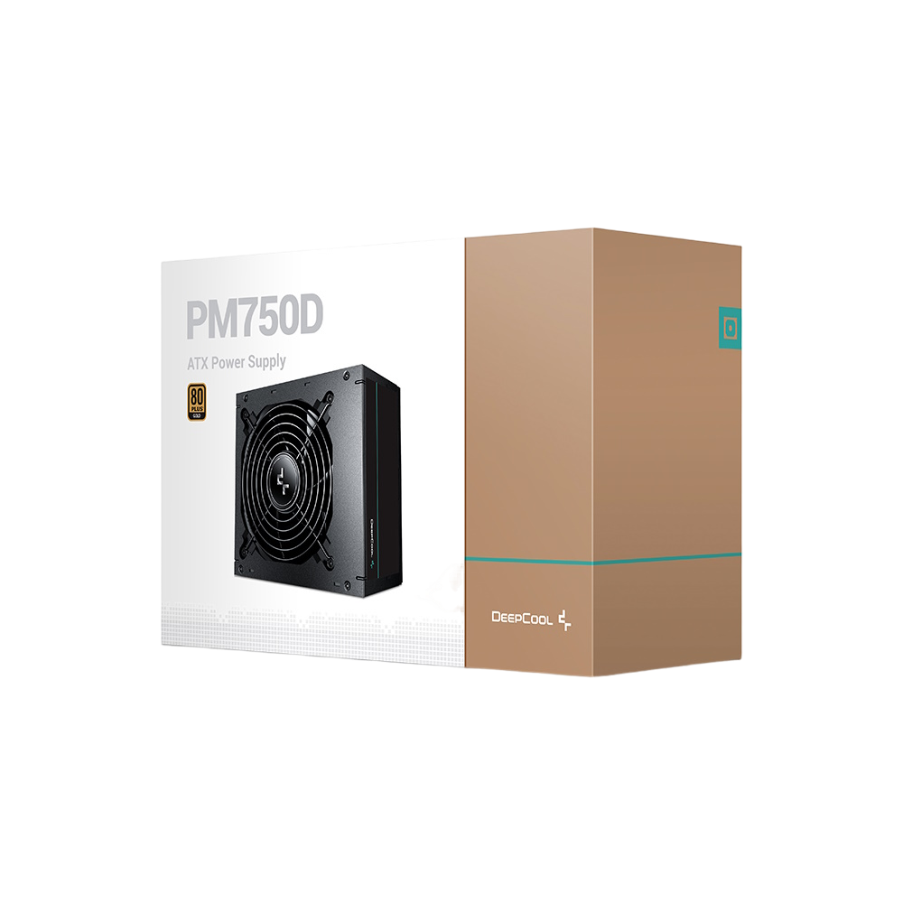 Deepcool PM750D 750W 80+ Gold Power Supply | R-PM750D-FA0B-UK |