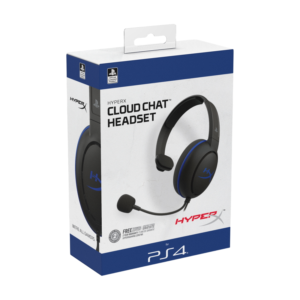 Cloud Chat Headset for PS4 – One Ear Cup, Reversible Design