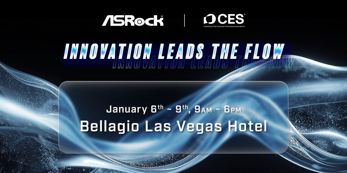 ASRock Drives the Innovation Flow with Expanded PC Lineup and Debut AIO Liquid Cooler at CES 2026 - Vektra Computers LLC