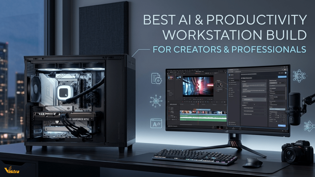 Best AI & Productivity Workstation Build for Creators & Professionals - Vektra Computers LLC