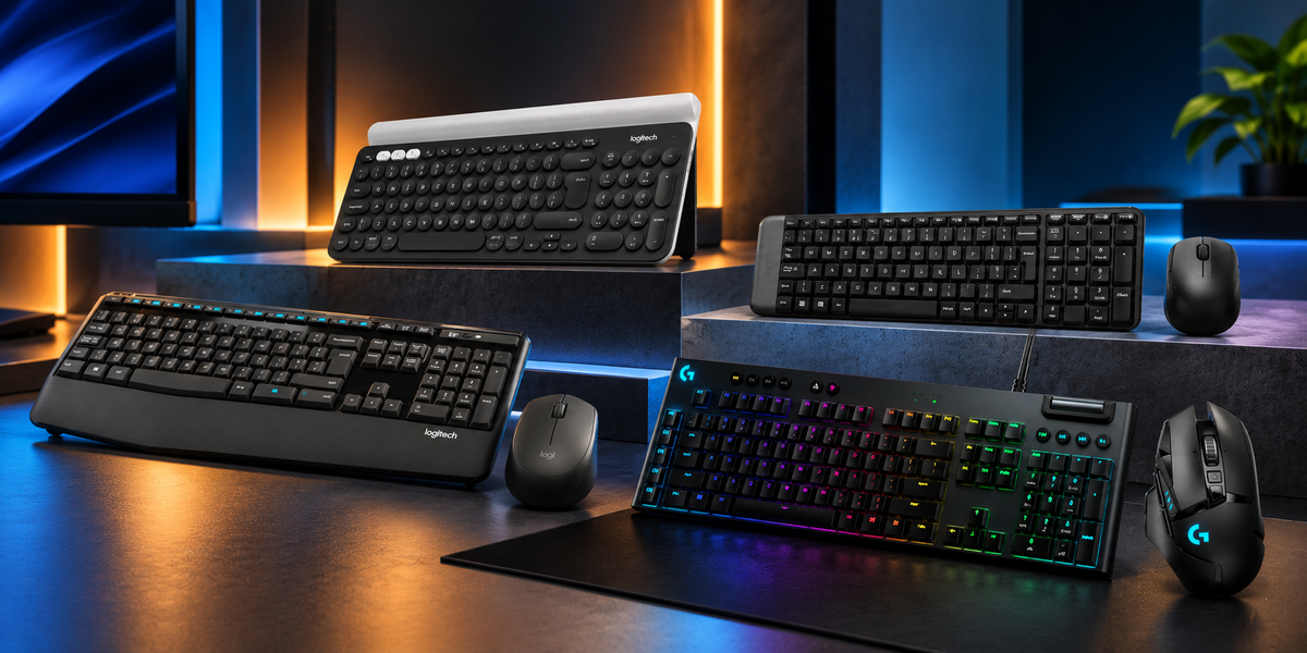 Logitech Keyboards and Mice: Find the Right Setup for Work and Gaming