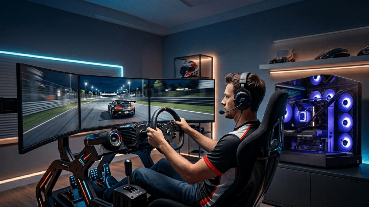How to Build the Perfect Sim Racing PC Setup in 2026 - Vektra Computers LLC