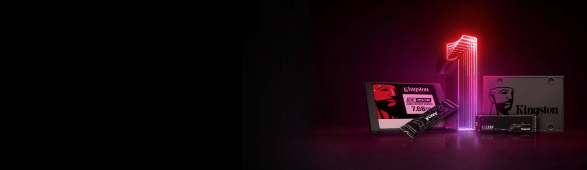 Kingston memory and storage products available at Vektra Computers UAE
