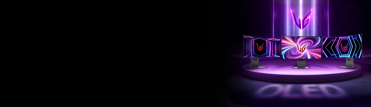 LG gaming monitors and displays available at Vektra Computers UAE