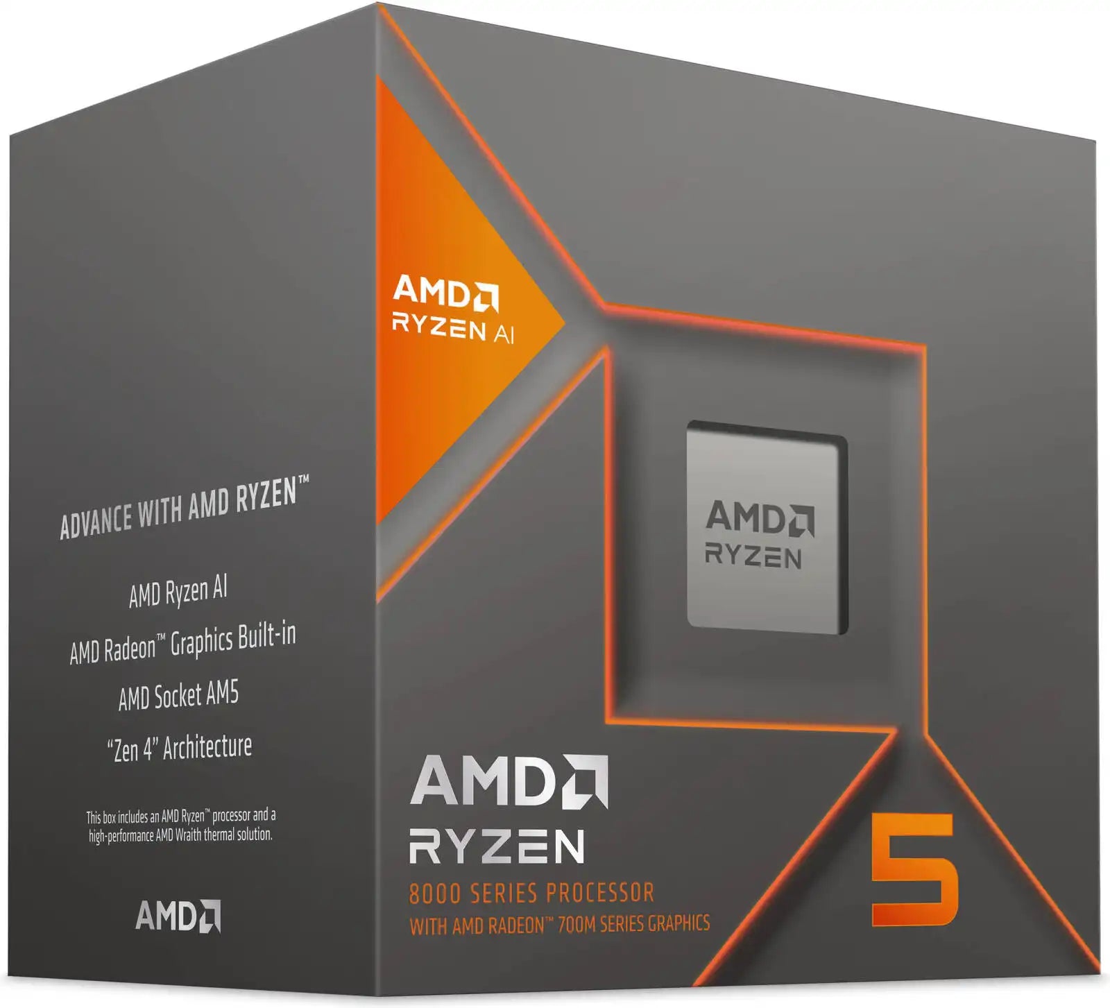 AMD Ryzen 5 8600G Zen 4 Processor | 100-100001237BOX |