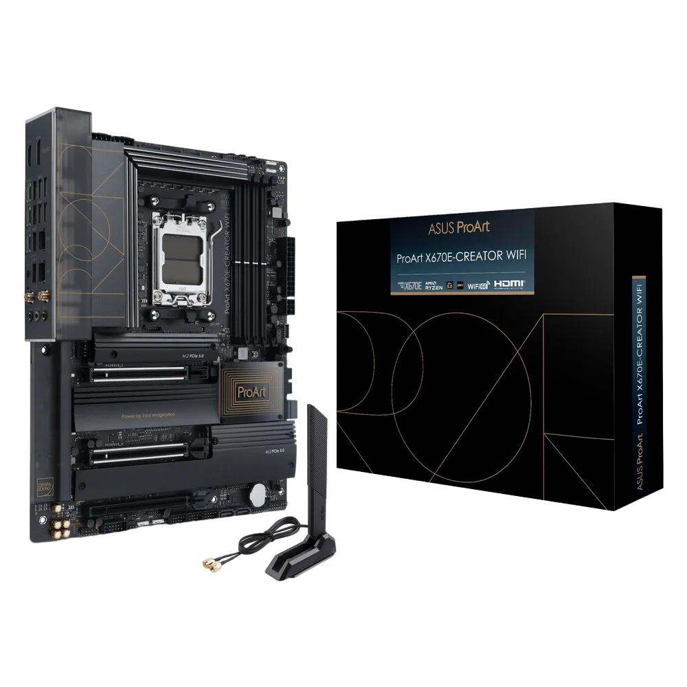Asus ProArt X670E-Creator WiFi AMD 600 Series ATX Motherboard