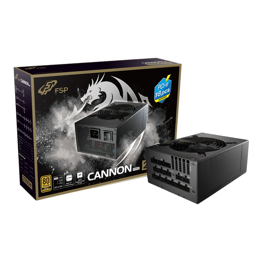 FSP Cannon Pro 2000W 80+ Gold Fully Modular Power Supply | PPA20A0400 |